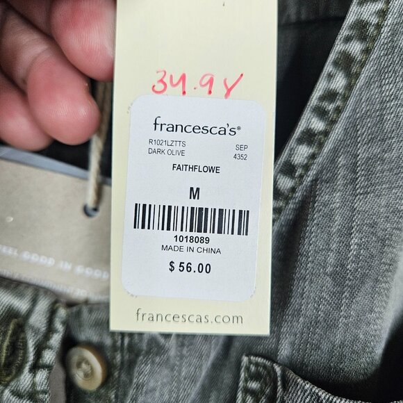 Thread & Supply Forest Acid Faithflowe Women's Summer Jumpsuit Sz M NEW - Picture 12 of 13